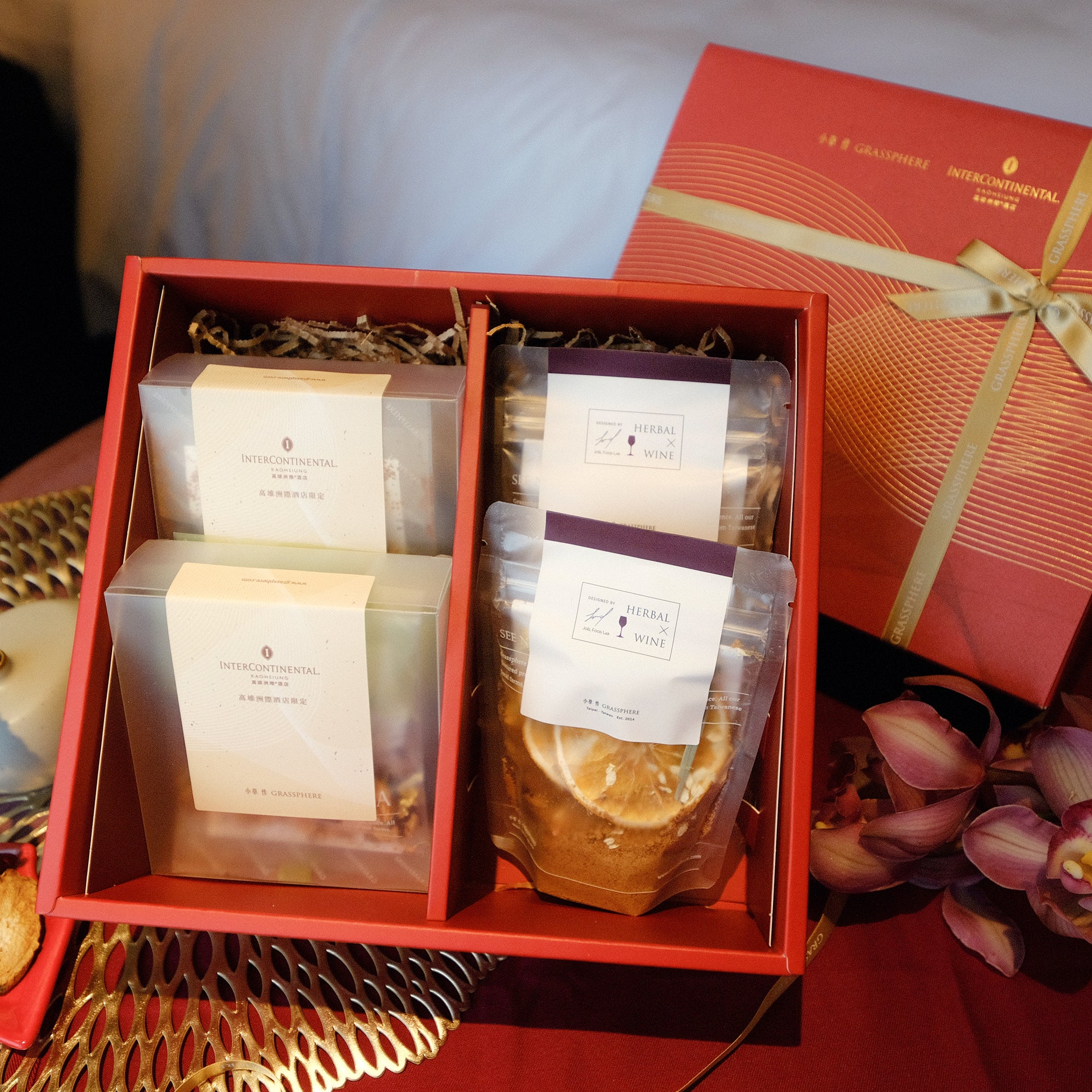 2022春|經濟日報|「小草作Grassphere」獲邀為「高雄洲際酒店」 春節客房入住獻上專屬禮盒