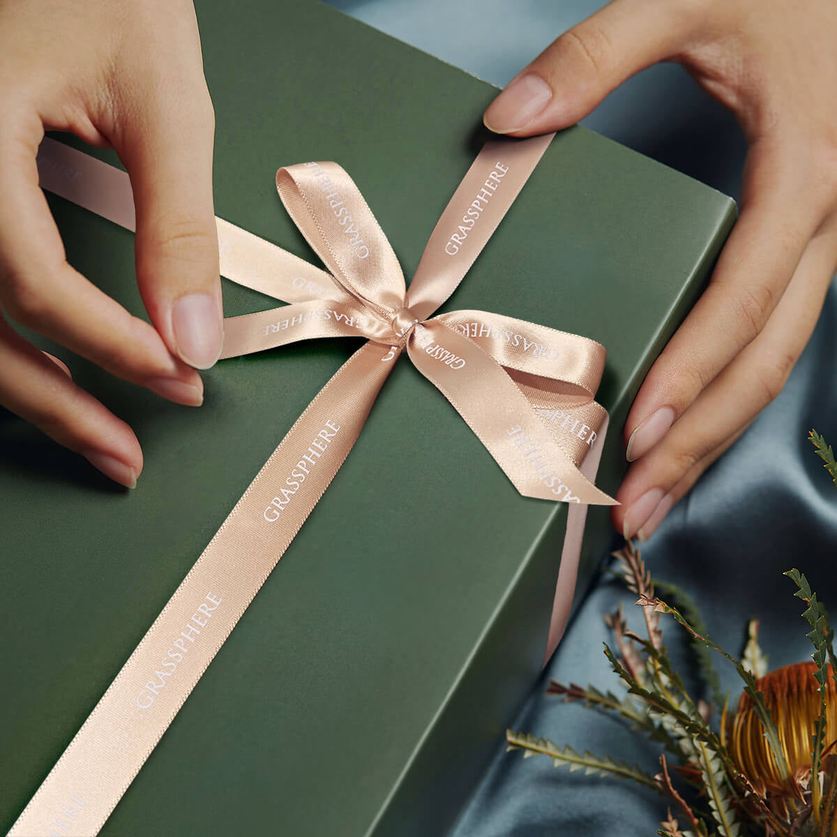 【小草作】無酒精香料熱紅酒禮盒 (夏凡無酒精紅酒風味飲+熱紅酒香料包) 緞帶蝴蝶結