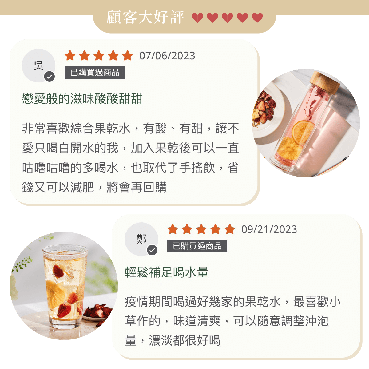 顧客好評推薦