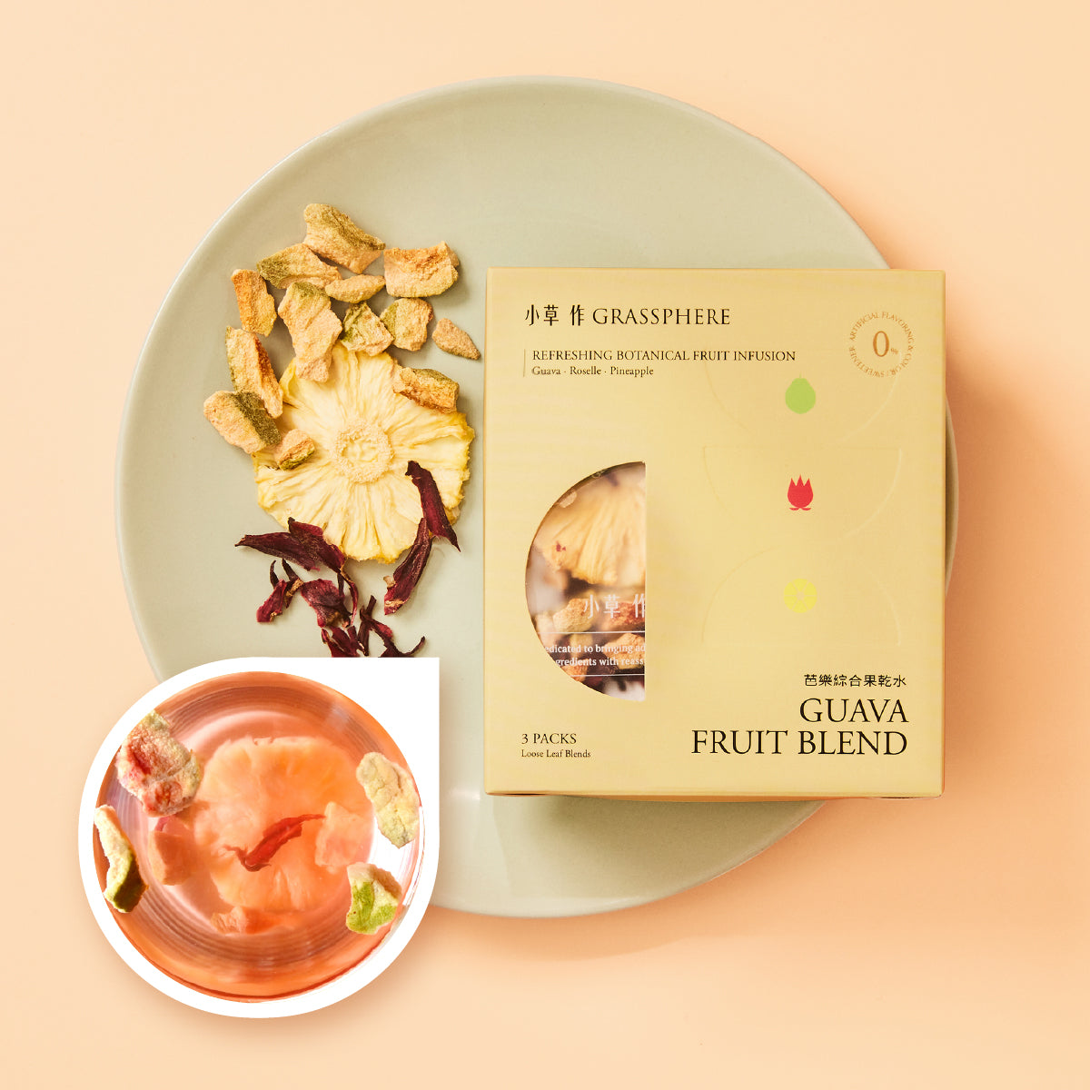 芭樂綜合果乾水盒裝