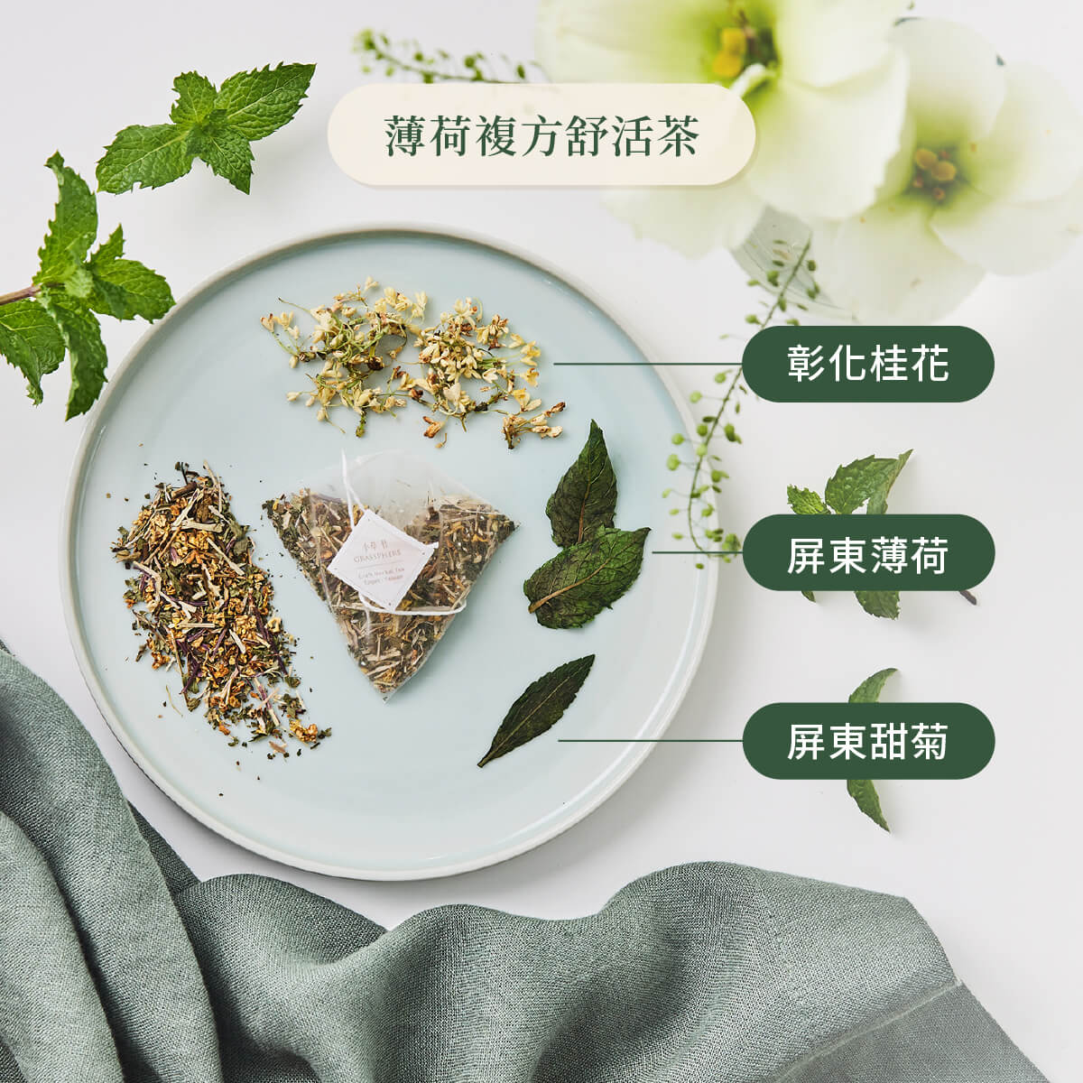 舒活茶原料圖示
