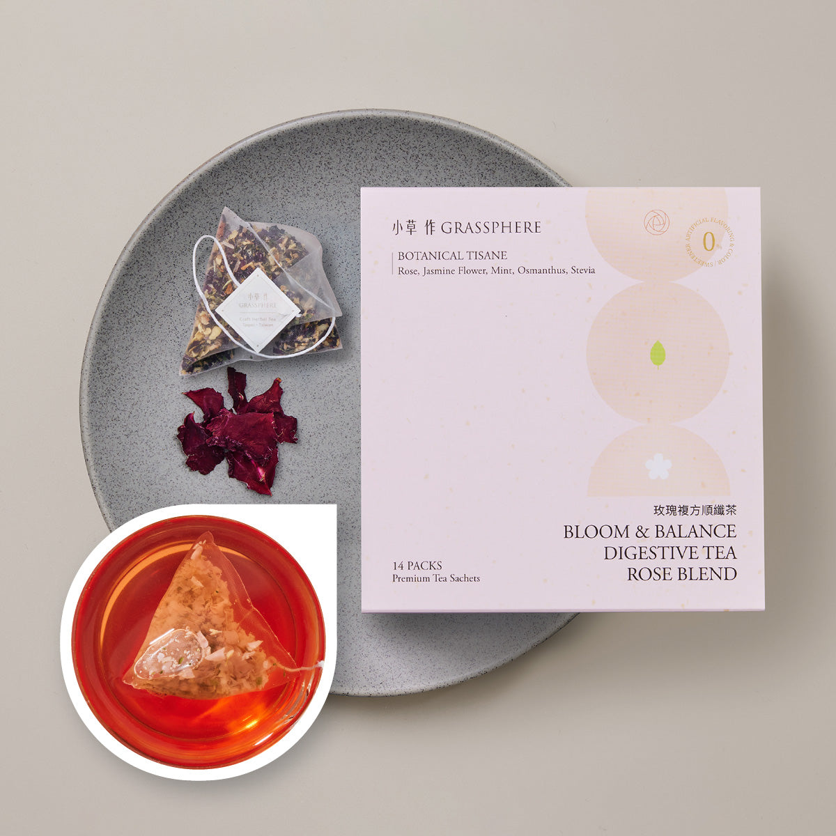 玫瑰複方順纖茶