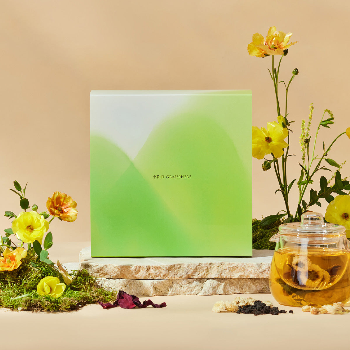 小草作永續禮系列-島花漫香-島嶼花茶禮盒