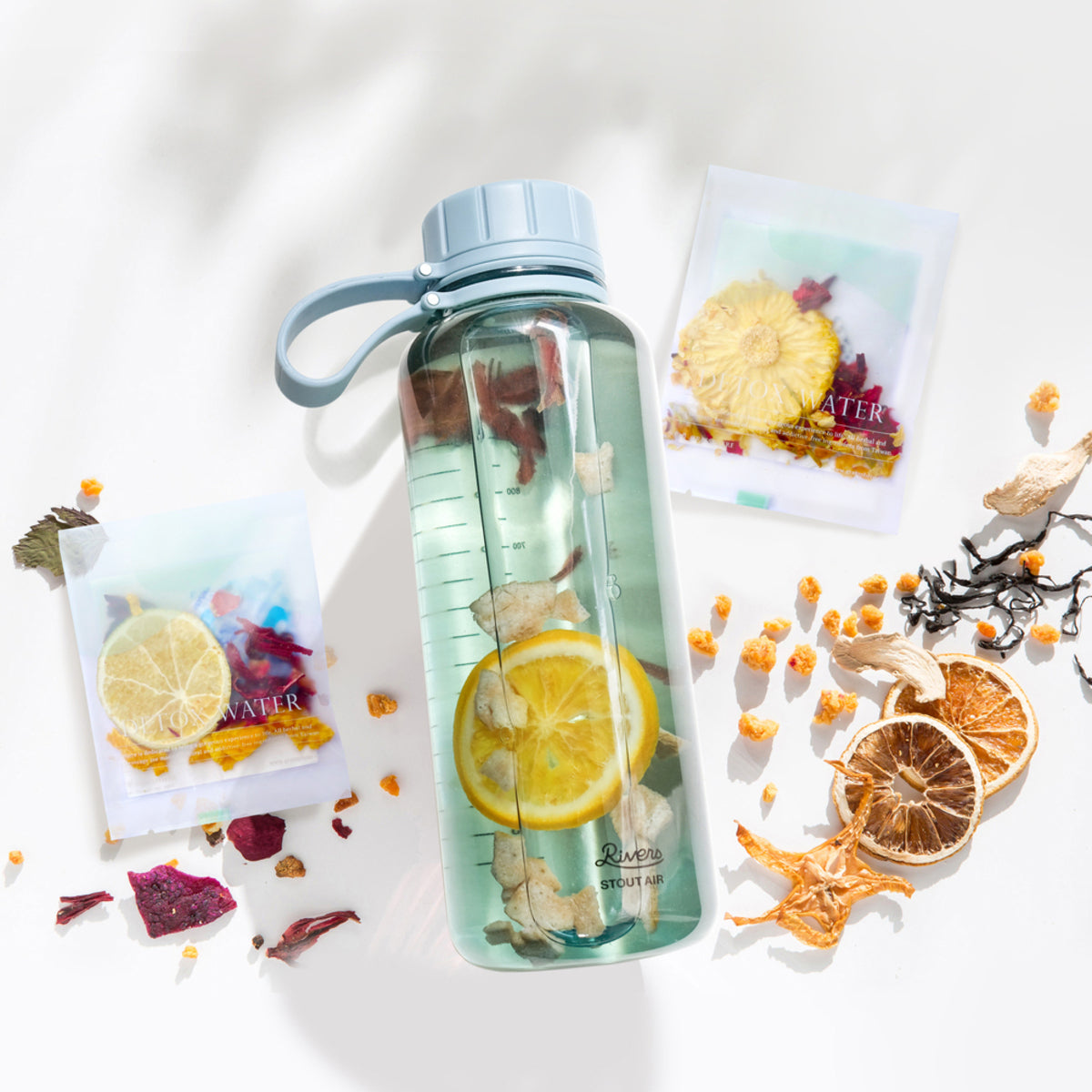 Rivers 500ml 隨行瓶 補水藍