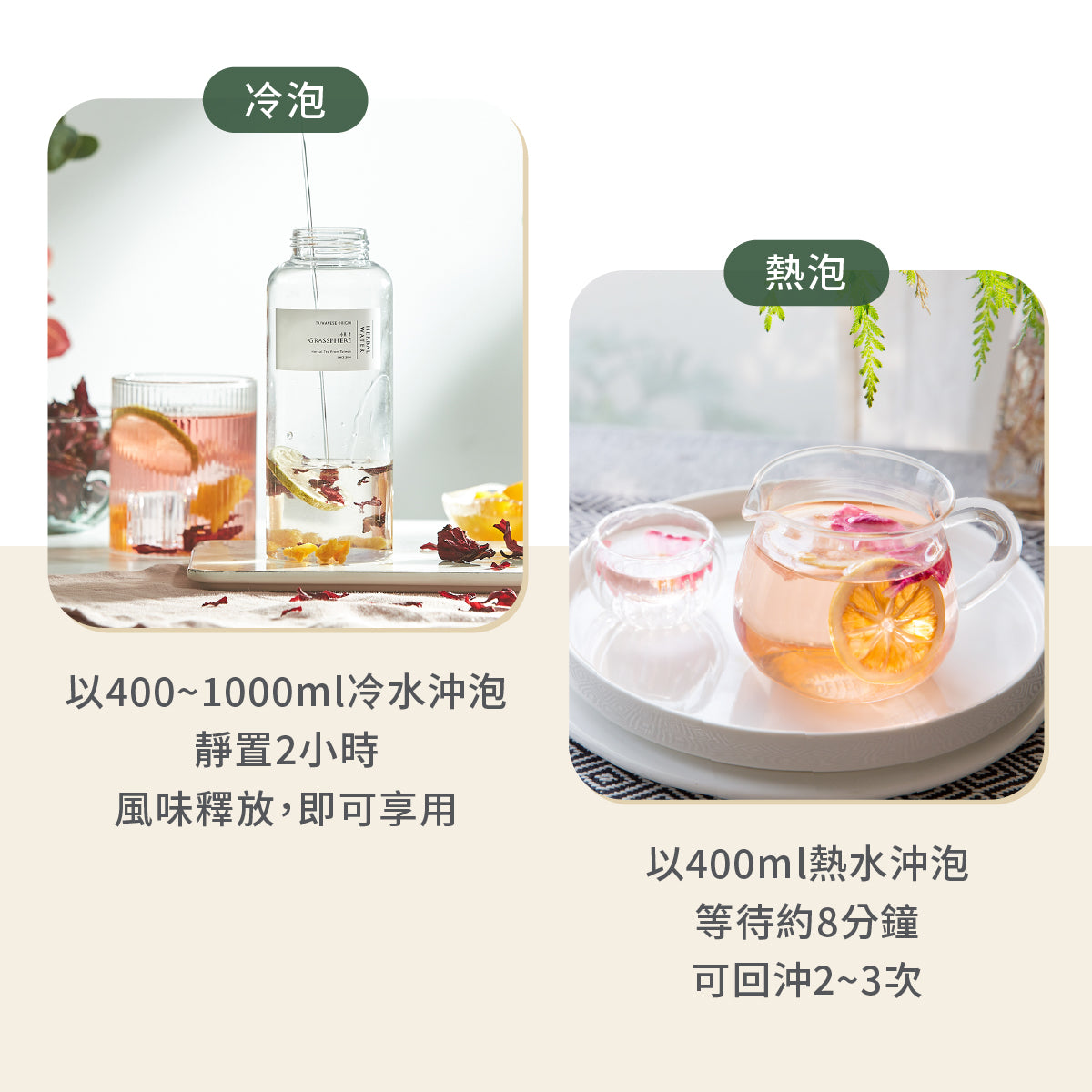 果乾水沖泡說明