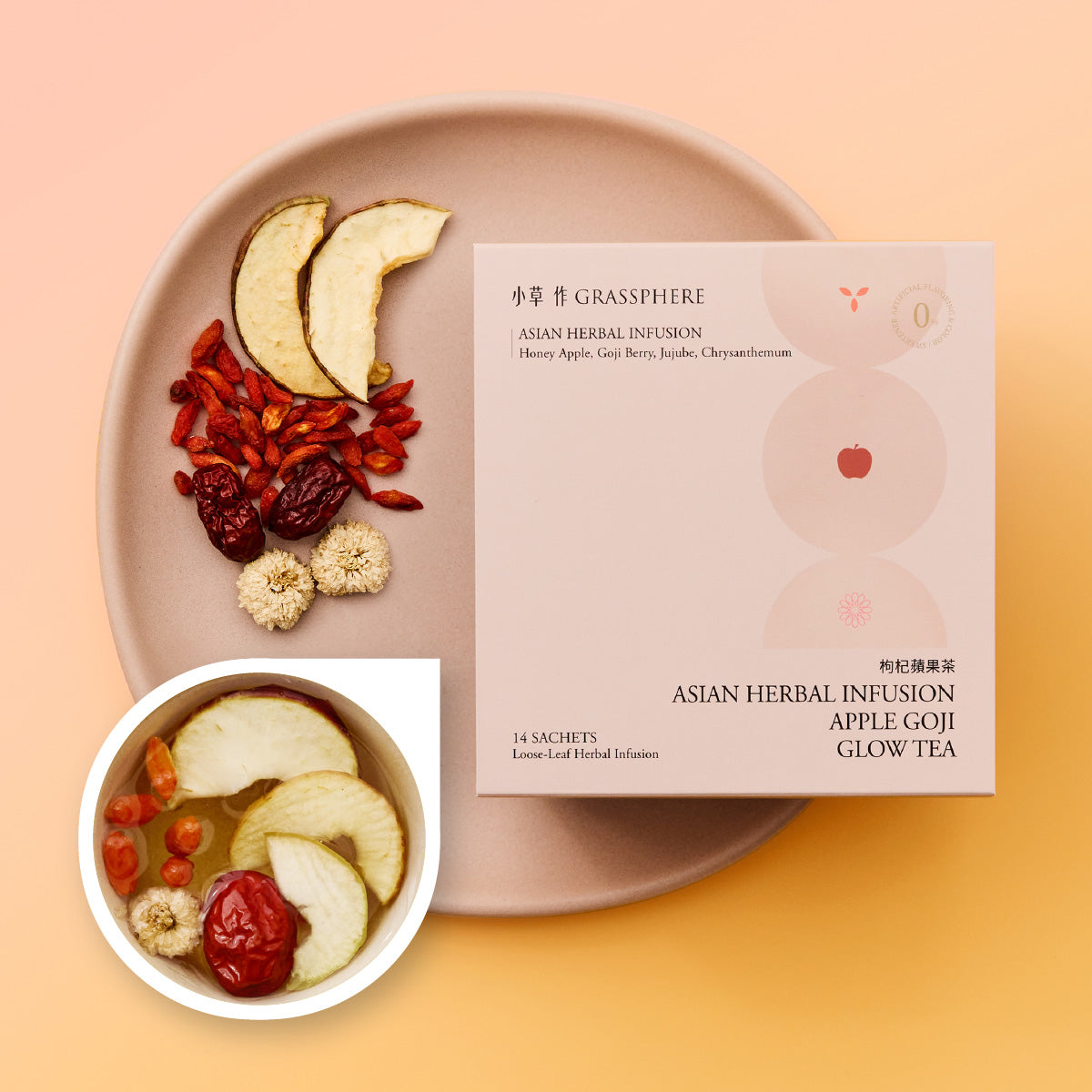 小草作 草本養生 枸杞蘋果茶