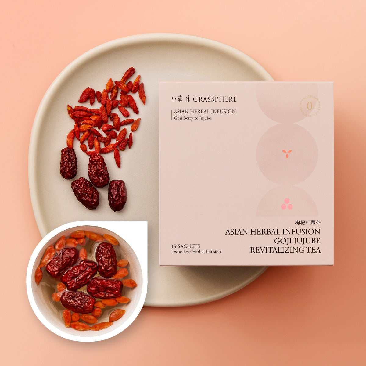 小草作 草本養生 枸杞紅棗茶