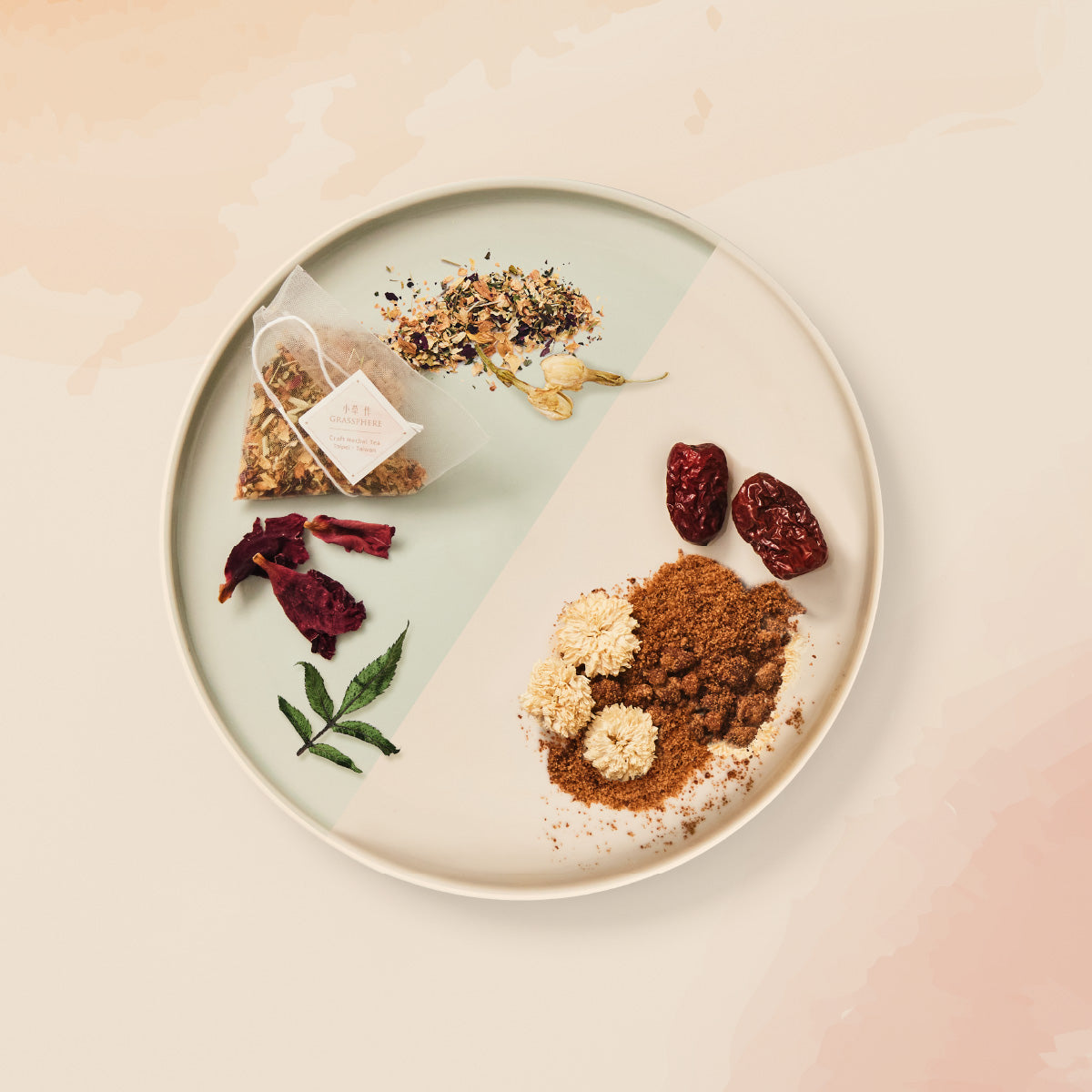 【全新花茶禮】小草作 無咖啡因花草茶禮盒 花暖相伴 原料照