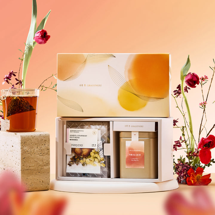 【2026年節新禮】小草作 島嶼映紅 精品紅茶果香禮盒內容物